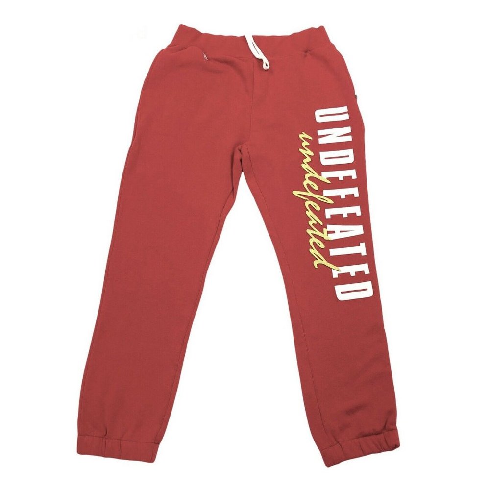 Undefeated Men's Sweatpants Size XL Red 31" Inseam Drawstrings